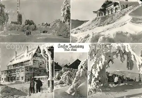 Inselsberg Schmalkalden Gr Inselsberg Sendeturm Hotel Panoama Kat. Schmalkalden