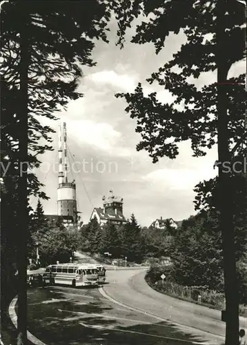 Inselsberg Schmalkalden Gr Inselsberg Busse Sendeturm Kat. Schmalkalden