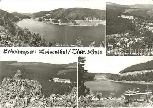 Luisenthal Ohratalsperre Blick vom Kienberg und Boehlerloch FDGB Erholungsheim Kat. Luisenthal Thueringen