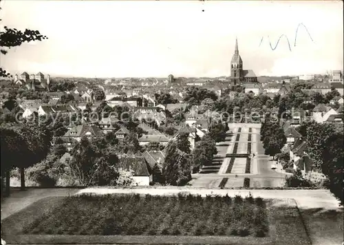 Hildesheim Panorama mit St Michael St Jacobi und Dom / Hildesheim /Hildesheim LKR