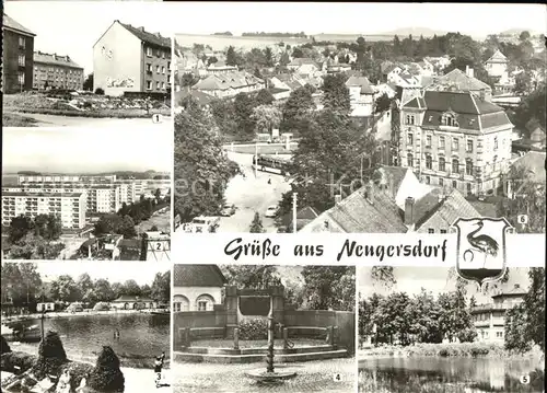 Neugersdorf Sachsen Neubauten Oberland Volksbad Buettnerborn Pavillon Gaststaette Teilansicht Kat. Neugersdorf Sachsen