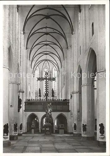 Luebeck Katharinenkirche Mittelschiff Kat. Luebeck