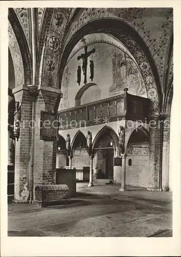 Luebeck Heiligen Geist Spital Kirche Inneres Kat. Luebeck