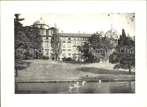 Celle Niedersachsen Herzogschloss Suedseite Schwanenteich / Celle /Celle LKR