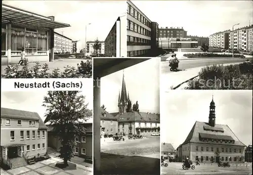 Neustadt Sachsen Bruno-Dietze-Ring Fr.-Engels-Str. Feierabendheim Paul Mueller Rathaus / Neustadt Sachsen /Saechsische Schweiz-Osterzgebirge LKR