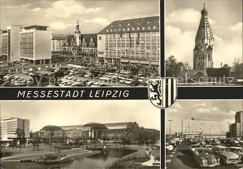 Leipzig Altes Rathaus Russ Kirche Hauptbahnhof Interhotels Kat. Leipzig