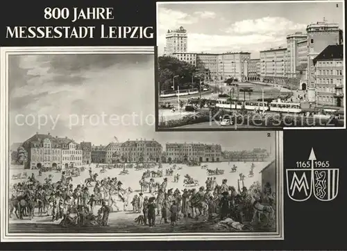 Leipzig Ringbauten Rossplatz Alter Leipziger Pferdemarkt Kat. Leipzig