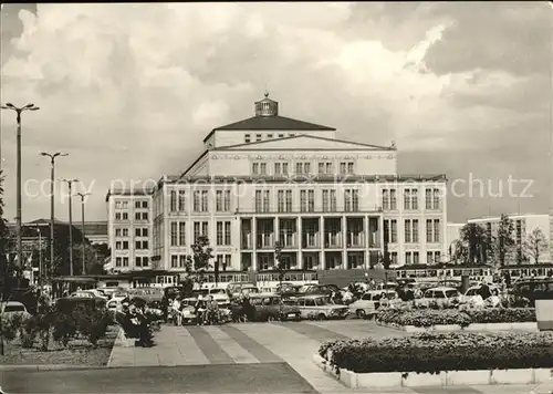 Leipzig Opernhaus am Karl Marx Platz Kat. Leipzig