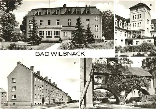 Bad Wilsnack Clara Zetkin Haus Puschkin Kurhaus Karl Liebknecht Str Kirchenbogen Kat. Bad Wilsnack