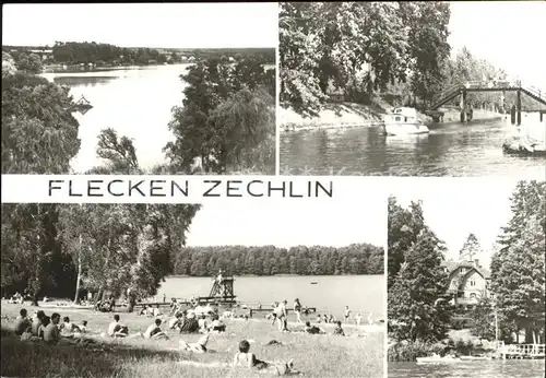 Flecken Zechlin Gr Zechlinsee Teilansichten Kat. Rheinsberg