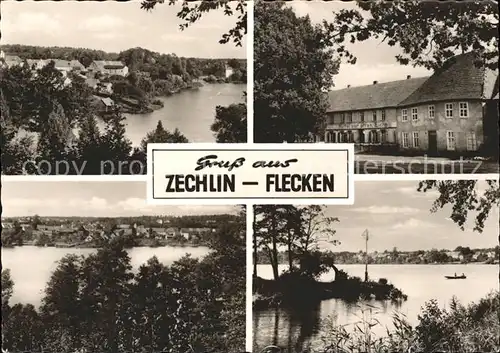 Flecken Zechlin Zechliner See Panorama Kat. Rheinsberg
