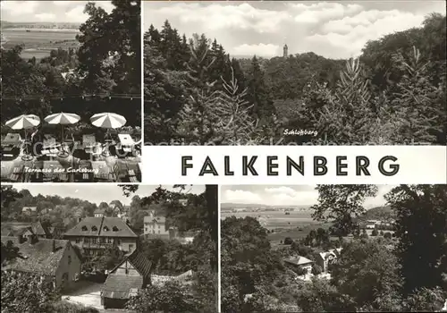 Falkenberg Mark Terrasse Carlsburg Schlossburg Teilansicht Kat. Falkenberg Mark