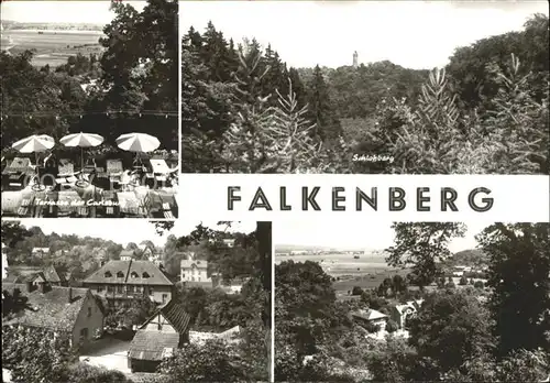 Falkenberg Mark Terrasse Carlsburg Schlossburg Teilansicht Kat. Falkenberg Mark