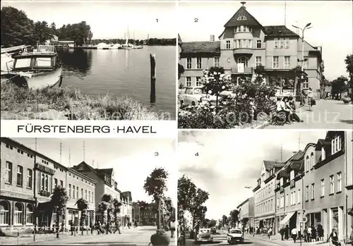 Fuerstenberg Havel Yachten am Schwedtsee Rathaus HO Hotel Ernst Thaelmann Str Kat. Fuerstenberg