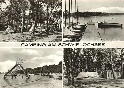 Goyatz Schwielochsee Camping Bootshafen Kat. Schwielochsee