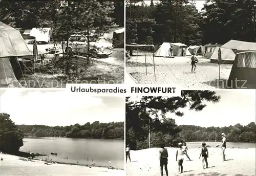 Finowfurt Camping See Strand Kat. Schorfheide