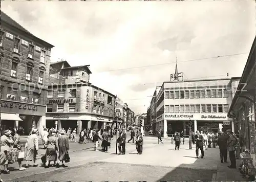 Saarbruecken Bahnhof und Dudweilerstrasse Kat. Saarbruecken