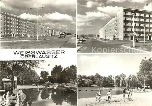 Weisswasser Oberlausitz Wohnkomplex Wilh Pieck Str Tierpark Bad Kat. Weisswasser