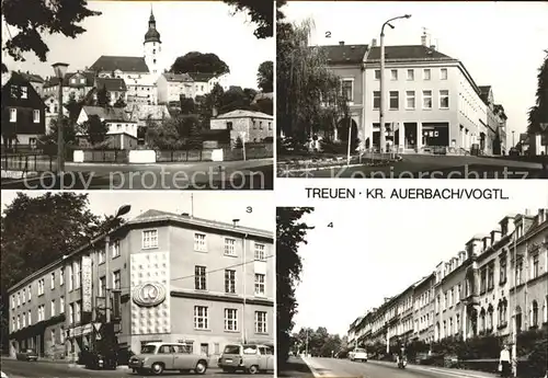 Treuen Teilansicht PDSF Kontakt Warenhaus Friedenstrasse Kat. Treuen Vogtland