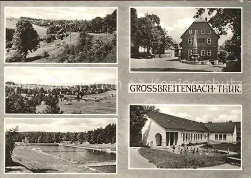 Grossbreitenbach Thueringen Teilansichten Schwimmbad / Grossbreitenbach /Ilm-Kreis LKR