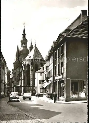 St Wendel Dom Hauptstrasse Kat. Sankt Wendel