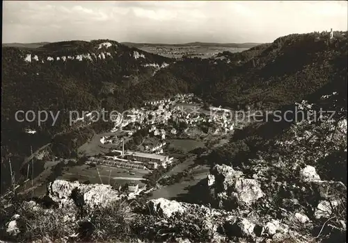 Honau Lichtenstein Totalansicht Kat. Lichtenstein