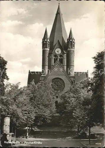 Halle Saale Paulus Kirche Kat. Halle