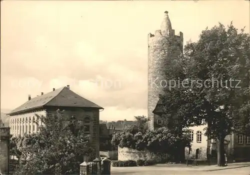 Poessneck Weisser Turm mit Malzhaus Kat. Poessneck