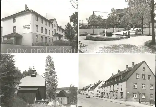 Johanngeorgenstadt FH VEB Werna Platz des Bergmanns Histor Gloeckl Eibenstocker Str Kat. Johanngeorgenstadt