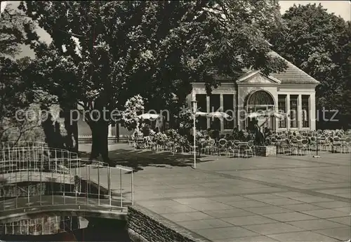 Dessau-Rosslau Teehaeuschen Stadtpark HO Gaststaette und Intim Bar / Dessau-Rosslau /Anhalt-Bitterfeld LKR