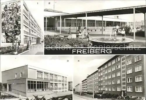 Freiberg Sachsen Lenin Oberschule Versorgungszentrum Kinderambulanz Neubauten Kat. Freiberg