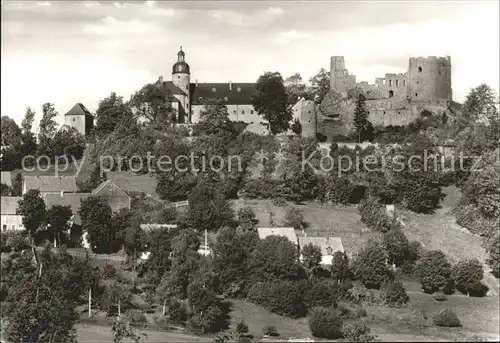 Frauenstein Sachsen Schloss und Burgruine Kat. Frauenstein Sachsen