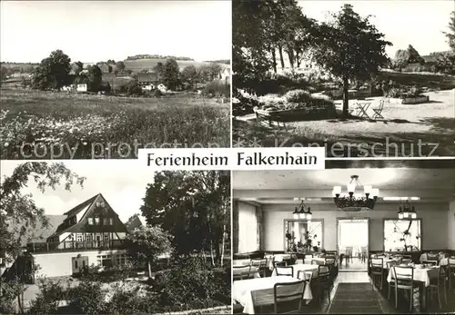 Falkenhain Altenberg Erzgebirge Panorama Betriebsferienheim Gaststaette Falkenhain Kat. Altenberg