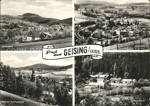 Geising Erzgebirge Geisingberg Ortsansicht Kohlhauskuppe Geisinggrund / Geising Osterzgebirge /Saechsische Schweiz-Osterzgebirge LKR