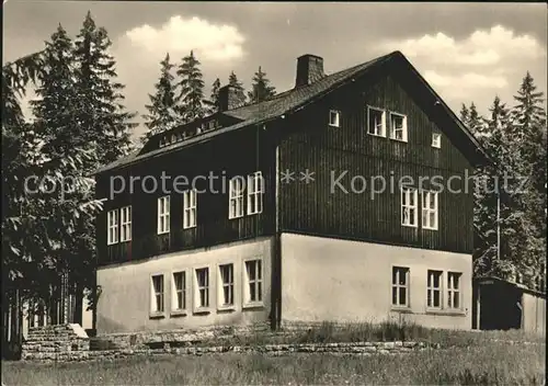 Hormersdorf Erzgebirge Jugendherberge Adolf Hennecke Kat. Hormersdorf Erzgebirge