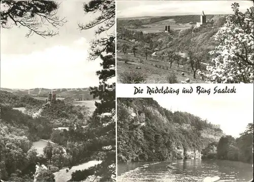 Naumburg Saale Die Rudelsburg und Burg Saaleck Kat. Naumburg