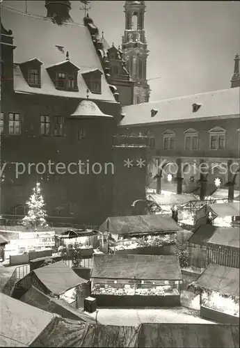 Dresden Striezelmarkt Gewehrgalerie Kath Hofkirche