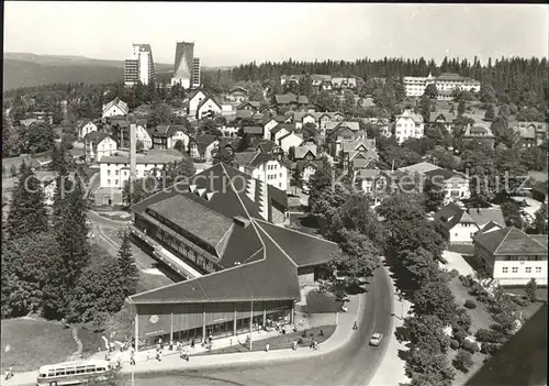 Oberhof Thueringen Blick vom FDGB Erholungsheim Rennsteig Kat. Oberhof Thueringen