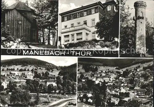 Manebach Goethehaeuschen FDGB Erholungsheim Kickelhahn Turm Ortsansichten Kat. Ilmenau