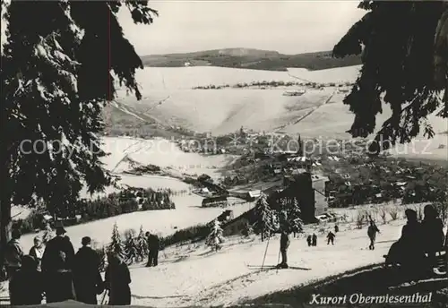 Oberwiesenthal Erzgebirge Panorama Kat. Oberwiesenthal