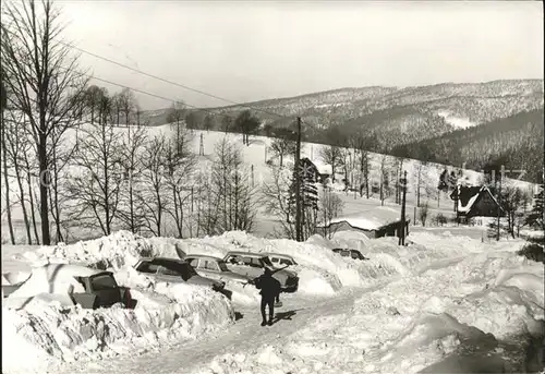 Holzhau Rechenberg Bienenmuehle Winterpanorama Kat. Rechenberg Bienenmuehle