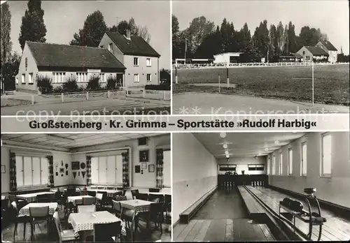 Grimma Sportstaette Rud Harbig Grosssteinberg Kegelbahn  Kat. Grimma