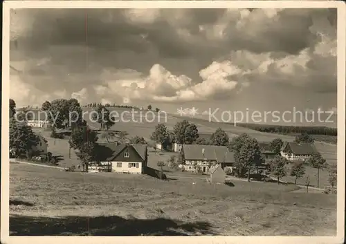 Falkenhain Altenberg Erzgebirge Teilansicht Kat. Altenberg