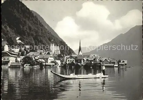 Hallstatt Salzkammergut Seepanorama Gondel Kat. Hallstatt