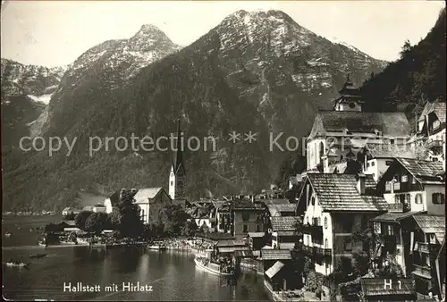 Hallstatt Salzkammergut mit Hirlatz Kat. Hallstatt