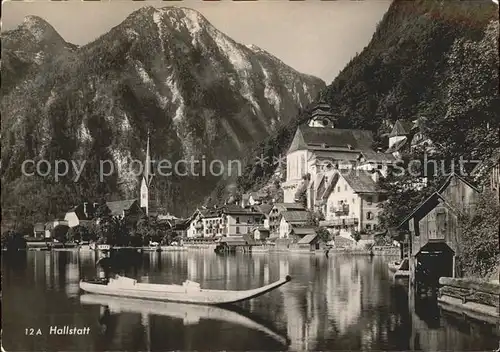 Hallstatt Salzkammergut Ortsansicht Gondel Kat. Hallstatt