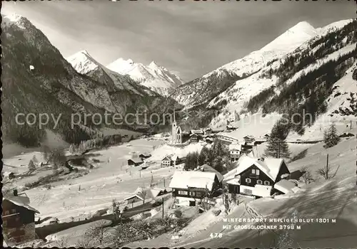 Heiligenblut Kaernten mit Grossglockner Kat. Heiligenblut