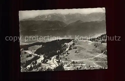 Villach Kaernten Alpenstrasse mit Julische Alpen Kat. Villach