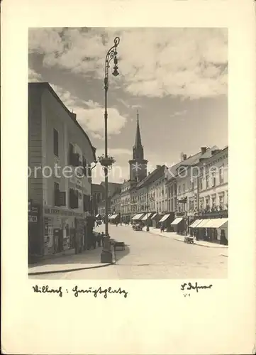 Villach Kaernten Strassenpartie Kat. Villach