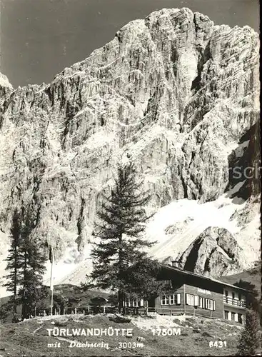 Ramsau Dachstein Steiermark Tuerlwandhuette Kat. Ramsau am Dachstein